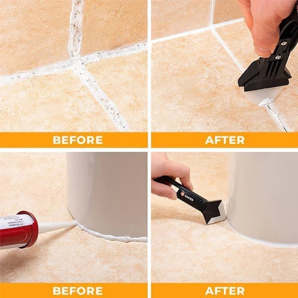 CaulkMate™ - Het ultieme 3 - in - 1 kitgereedschap - Zinavić